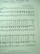 1950 SHEET MUSIC - SILVESTER AND BIRDIE