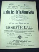 SHEET MUSIC-LET the REST of the WORLD GO BY