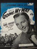 SHEET MUSIC-BING CROSBIE-GOING MY WAY
