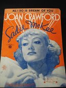 1934 SHEET MUSIC - ALL I DO IS DREAM OF YOU