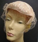FANCY ANTIQUE LADIES HAT - WITH NET
