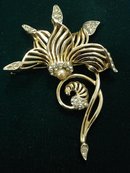 EARLY BOUCHER BROOCH - BROACH - ORCHID