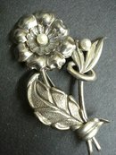 SILVER BROOCH - INDUSTRIA ARGENTINA
