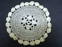 INTRICATE VICTORIAN HAND MADE LACE DOILY