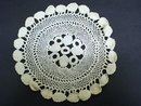 INTRICATE VICTORIAN HAND MADE LACE DOILY