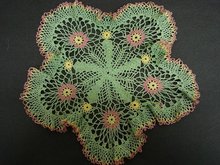 UNIQUE - HAND MADE - CROCHET LACE DOILY