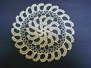 UNUSUAL - HAND MADE - CROCHET LACE DOILY