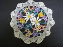 UNIQUE VERY PRETTY FIGURAL LACE DOILY