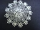 FINE LACE IRISH STYLE HAND CROCHET DOILY