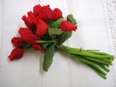 ANTIQUE CLOTH FLOWERS