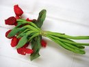 ANTIQUE CLOTH FLOWERS
