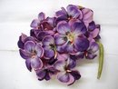 MILLINERY CLOTH FLOWERS - *PURPLE