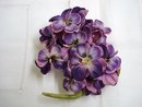 MILLINERY CLOTH FLOWERS - *PURPLE