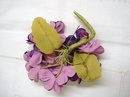 MILLINERY CLOTH FLOWERS - *PURPLE