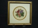 FINEST ANTIQUE PETIT POINT FRAMED PICTURE #2
