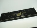 ANTIQUE LARGE TIN BOX - KNITTING NEEDLES