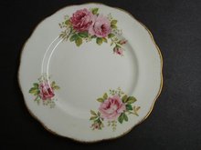 ROYAL ALBERT AMERICAN BEAUTY - 7 PLATE #1