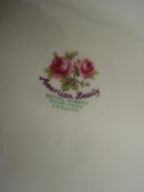 ROYAL ALBERT AMERICAN BEAUTY - PLATE #4