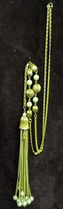 VINTAGE FLAPPER STYLE NECKLACE & PENDANT