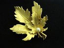 FIGURAL BROOCH by GIOVANNI - DOUBLE LEAF