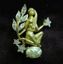 VINTAGE FIGURAL BROOCH - ZODIAC - VIRGO