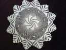 Vintage hand crochet lace Large DOILY