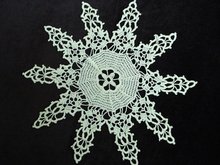 Vintage Hand Crochet Lace Doily