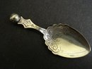 RARE VICTORIAN ERA SILVER CADDY SPOON