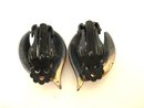 Pretty DECO COPPER CLIP EARRINGS