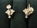 Lovely RHINESTONE SCREW-BACK EARRINGS