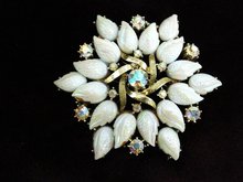 IRIDESCENT Large Rhinestone - BROOCH