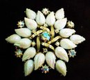 IRIDESCENT Large Rhinestone - BROOCH