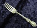 STERLING SILVER SERVING FORK - WILD ROSE