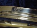 ELEGANT ENGLISH SILVER PLATE 2 pc. BUTTER DISH