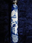 CROWN DERBY CAKE/PIE SERVER - BLUE MIKADO