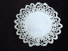 Fantastic Hand Made Uncommon Lace Doily