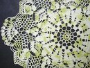 VINTAGE SHADES of GREEN COLOR - LACE DOILY