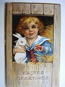 Early 1900's Easter Greetings POSTCARD