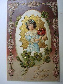 Early 1900's Easter Greetings POSTCARD