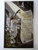 1910 BEAUTIFUL EASTER - POSTCARD