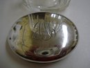 BIRKS STERLING & CRYSTAL OBLONG POT - JAR