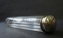 SILVER & CRYSTAL EXTRA TALL POT - JAR