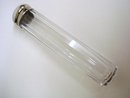 SILVER & CRYSTAL EXTRA TALL POT - JAR