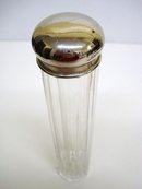 SILVER & CRYSTAL EXTRA TALL POT - JAR