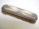 VICTORIAN STERLING SILVER CLOTHES BRUSH
