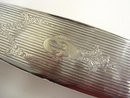 BIRMINGHAM STERLING CLOTHES BRUSH - MONOGRAM