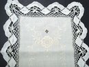 BEAUTIFUL ANTIQUE RUNNER - EMBROIDERY/LACE