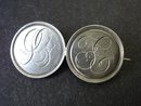 COIN BROOCH - EDWARD VS VII - MONO LG - FG