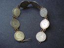 EARLY 1900's BRITISH COIN BRACELET