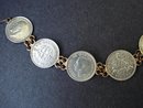 EARLY 1900's BRITISH COIN BRACELET